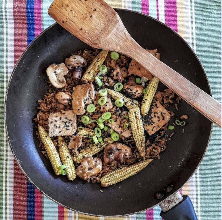 Asian stir fry to combat spleen qi deficiency